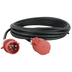 Extension Cable - 3x 16 A/380 V 5x 2.5 mm² - 10 meter