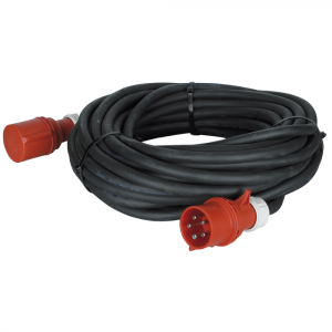 Extension Cable - 32 A/380 V - 5x 6 mm² - 25 meter